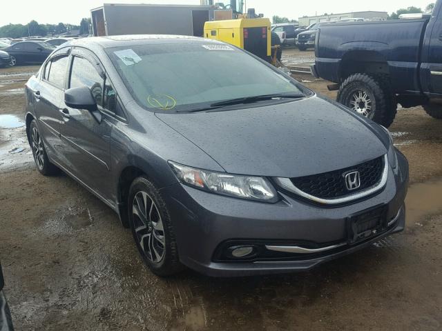 19XFB2F9XDE045675 - 2013 HONDA CIVIC EXL 灰色 照片 1