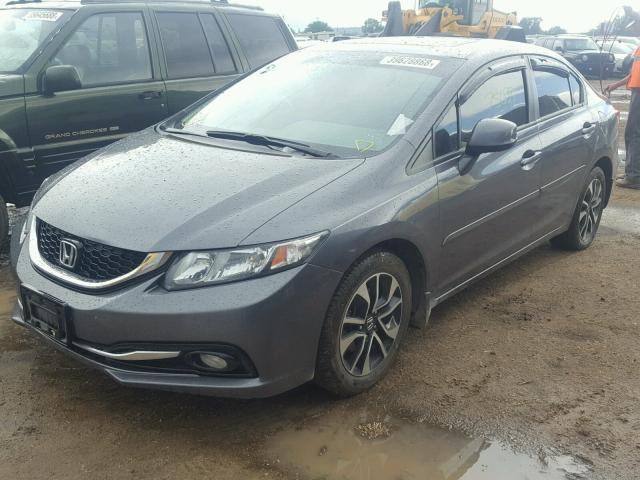 19XFB2F9XDE045675 - 2013 HONDA CIVIC EXL 灰色 照片 2