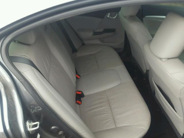 19XFB2F9XDE045675 - 2013 HONDA CIVIC EXL 灰色 照片 6