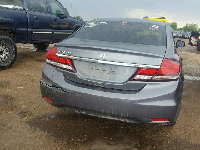 19XFB2F9XDE045675 - 2013 HONDA CIVIC EXL 灰色 照片 9