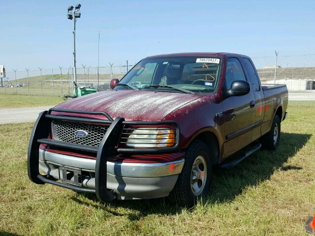 1FTRX17253NA17769 - 2003 FORD F150 MAROON photo 2