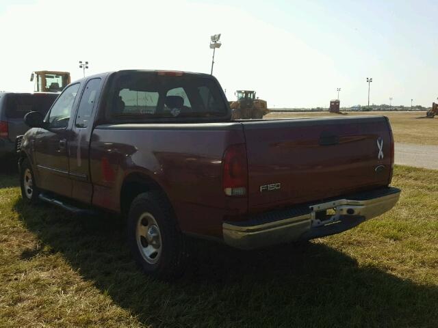 1FTRX17253NA17769 - 2003 FORD F150 MAROON photo 3