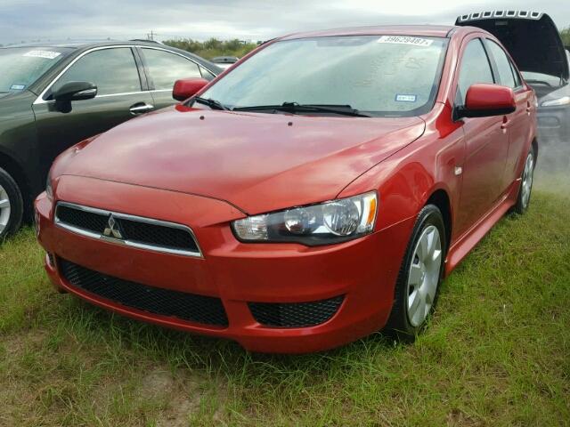 JA32U2FU1BU023946 - 2011 MITSUBISHI LANCER ES/ RED photo 2