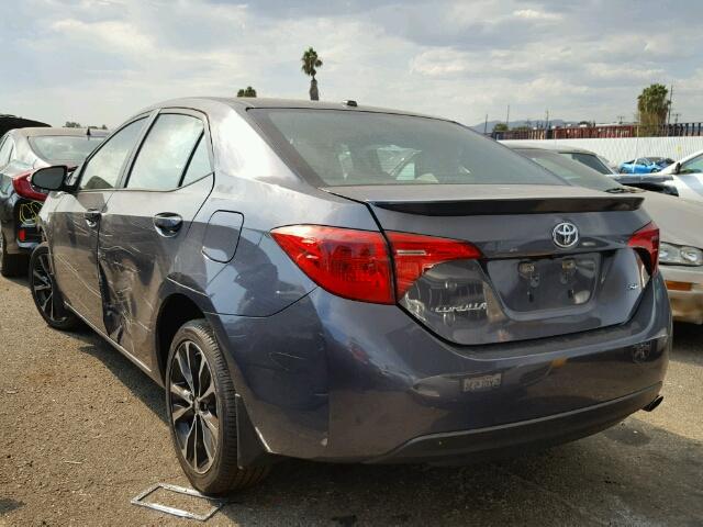 5YFBURHE3HP589919 - 2017 TOYOTA COROLLA L CHARCOAL photo 3