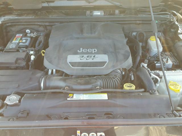 1C4AJWBG3CL163405 - 2012 JEEP WRANGLER S CHARCOAL photo 7