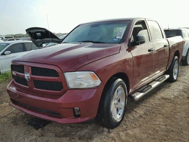 1C6RR6KT8ES128920 - 2014 RAM 1500 ST MAROON photo 2