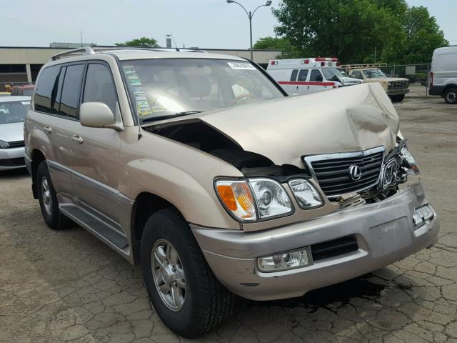 JTJHT00W313503002 - 2001 LEXUS LX 470 GOLD photo 1