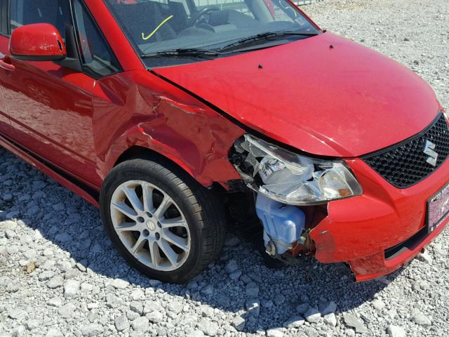 JS2YC417496201428 - 2009 SUZUKI SX4 TOURIN RED photo 9