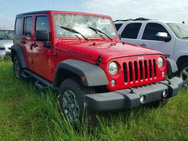 1C4BJWFG6HL631228 - 2017 JEEP WRANGLER U RED photo 1
