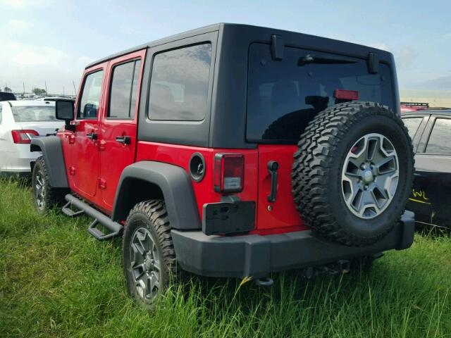 1C4BJWFG6HL631228 - 2017 JEEP WRANGLER U RED photo 3