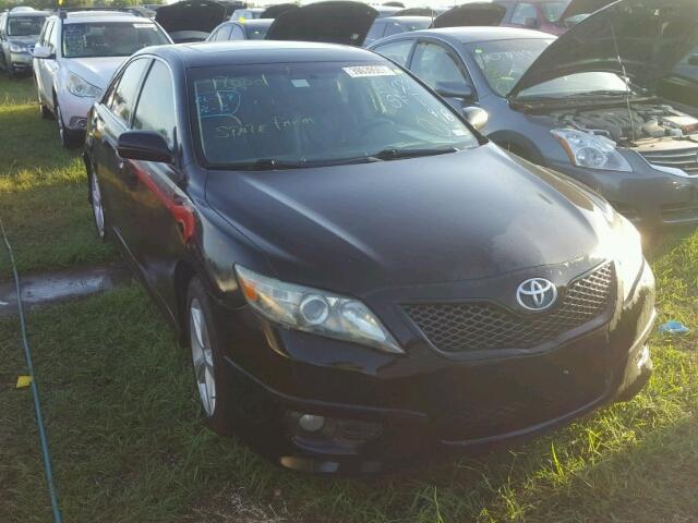 4T1BF3EK0BU185922 - 2011 TOYOTA CAMRY BASE BLACK photo 1