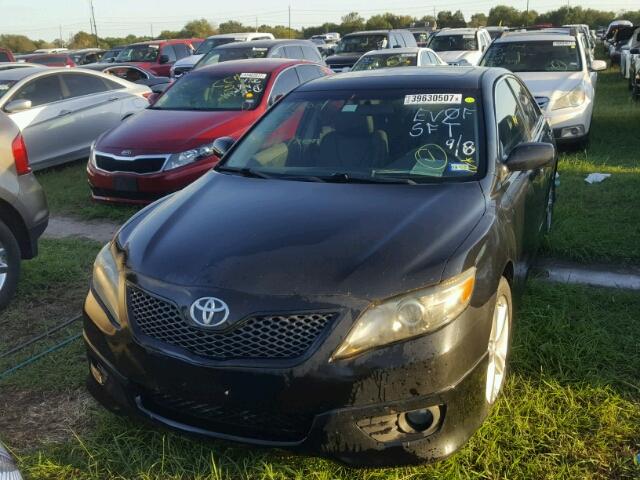 4T1BF3EK0BU185922 - 2011 TOYOTA CAMRY BASE BLACK photo 2