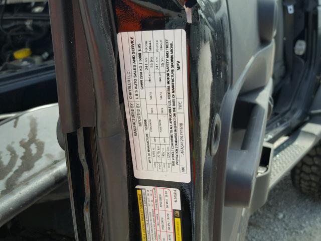 1J4FA54129L741618 - 2009 JEEP WRANGLER S BLACK photo 10