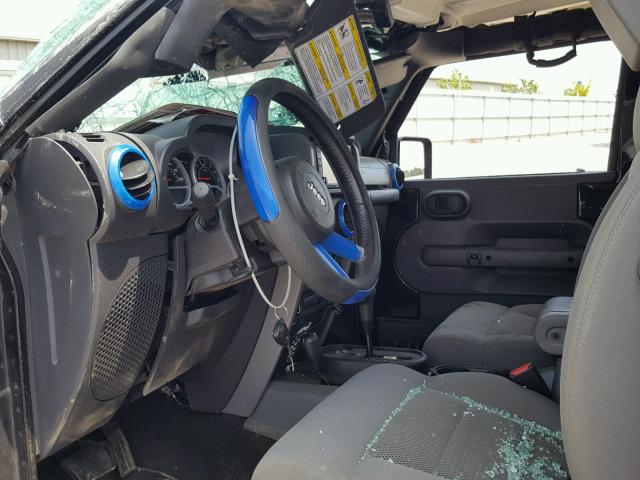 1J4FA54129L741618 - 2009 JEEP WRANGLER S BLACK photo 5