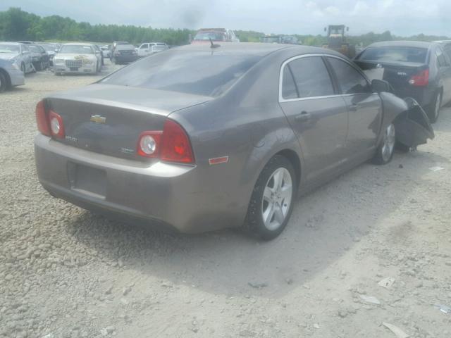 1G1ZA5EU6BF182437 - 2011 CHEVROLET MALIBU LS 棕色 照片 4