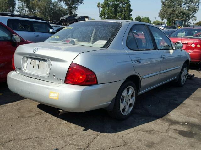 3N1CB51D84L875568 - 2004 NISSAN SENTRA 1.8 GRAY photo 4