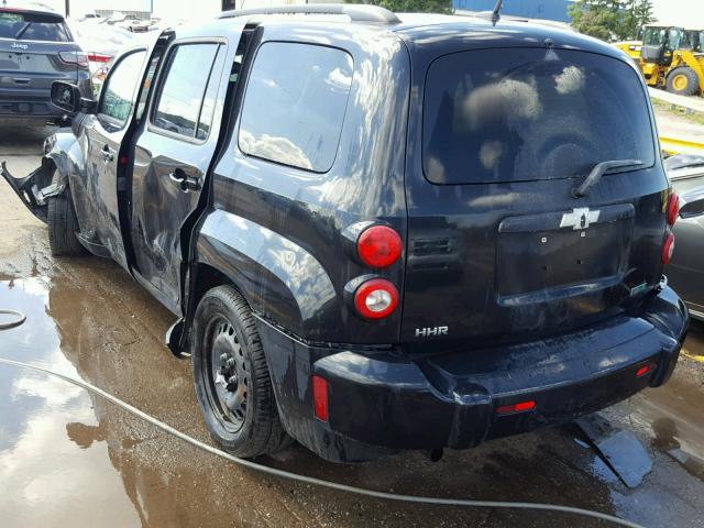 3GNBAAFW6BS546862 - 2011 CHEVROLET HHR LS Negro foto 3