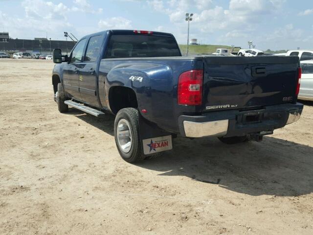 1GT7K4BG8AF108777 - 2010 GMC SIERRA K35 BLUE photo 3