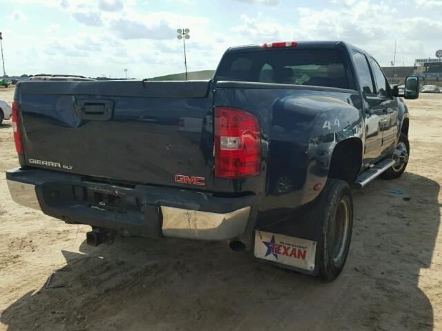 1GT7K4BG8AF108777 - 2010 GMC SIERRA K35 BLUE photo 4