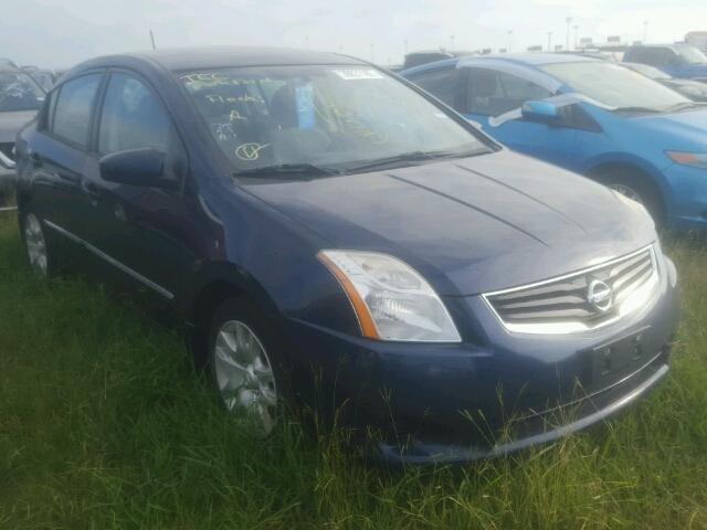 3N1AB6AP5CL672563 - 2012 NISSAN SENTRA BLUE photo 1