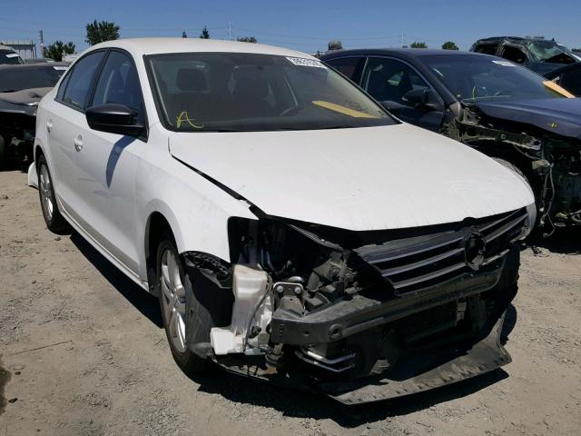 3VW2K7AJ4FM225172 - 2015 VOLKSWAGEN JETTA BASE Սպիտակ լուսանկար 1