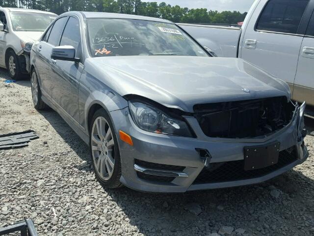 WDDGF5HBXDR288973 - 2013 MERCEDES-BENZ C 350 GRAY photo 1