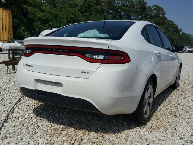 1C3CDFBB7GD605594 - 2016 DODGE DART SXT WHITE photo 4