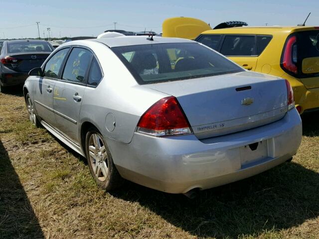 2G1WB5E32G1106039 - 2016 CHEVROLET IMPALA LIM SILVER photo 3