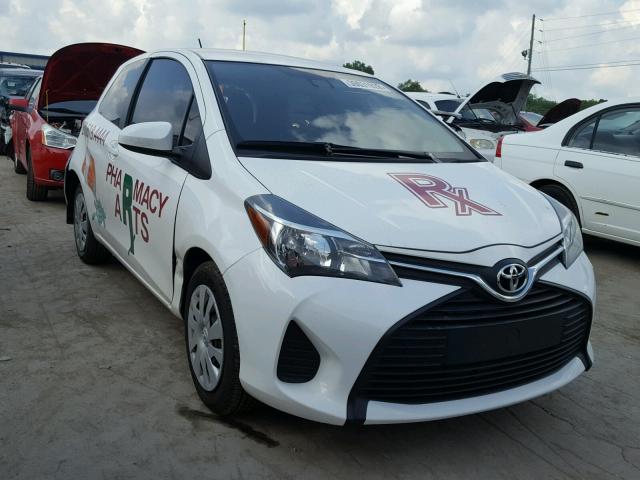 VNKJTUD34HA073621 - 2017 TOYOTA YARIS L WHITE photo 1