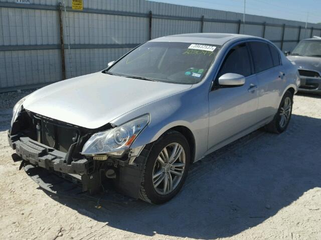 JN1CV6APXAM203049 - 2010 INFINITI G37 BASE SILVER photo 2