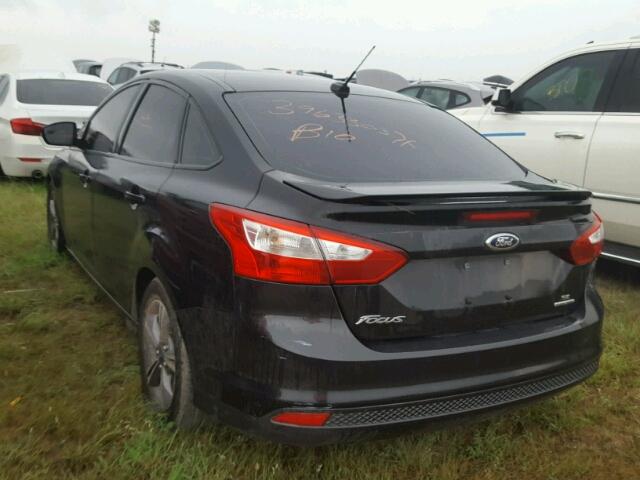 1FADP3F28EL270421 - 2014 FORD FOCUS BLACK photo 3