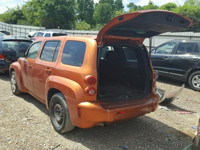 3GNCA13DX8S711666 - 2008 CHEVROLET HHR LS ORANGE photo 3