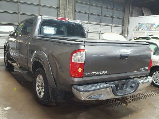 5TBDT44195S468289 - 2005 TOYOTA TUNDRA GRAY photo 3