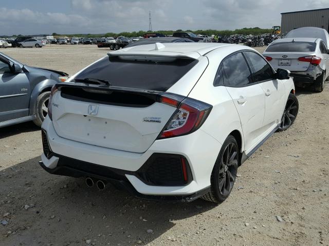 SHHFK7H9XJU224720 - 2018 HONDA CIVIC SPOR WHITE photo 4