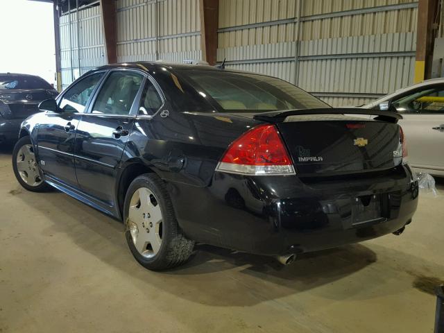 2G1WD57C391159424 - 2009 CHEVROLET IMPALA SS BLACK photo 3