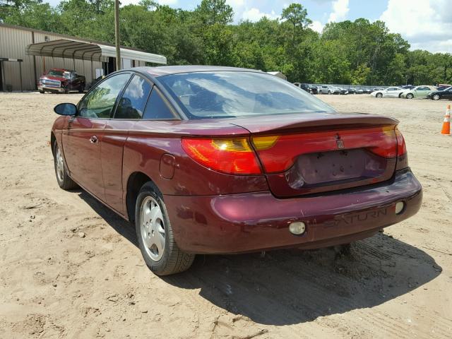 1G8ZY12702Z188060 - 2002 SATURN SC2 BURGUNDY photo 3