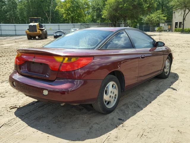 1G8ZY12702Z188060 - 2002 SATURN SC2 BURGUNDY photo 4