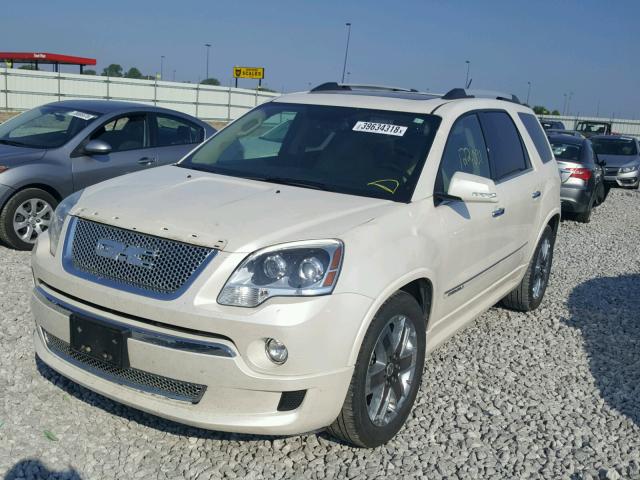 1GKKRTED0CJ169370 - 2012 GMC ACADIA DEN WHITE photo 2