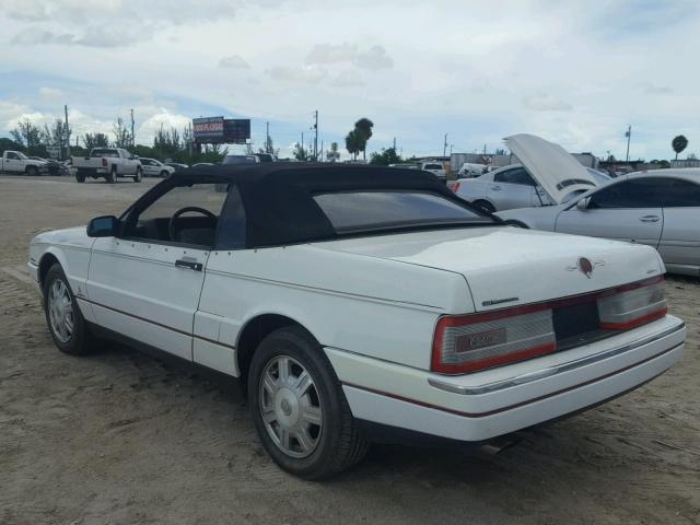 1G6VS3395PU126565 - 1993 CADILLAC ALLANTE WHITE photo 3