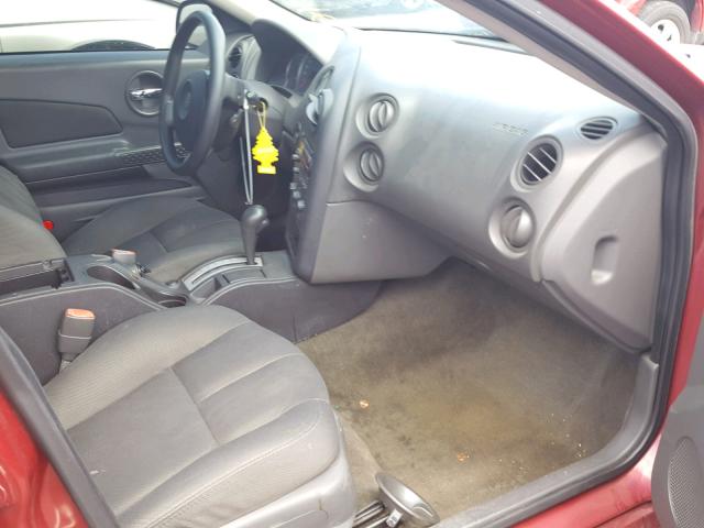 2G2WP522X51136671 - 2005 PONTIAC GRAND PRIX MAROON photo 5