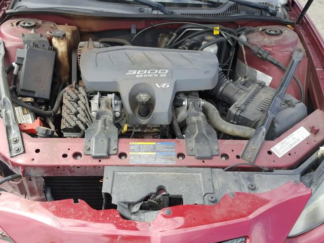 2G2WP522X51136671 - 2005 PONTIAC GRAND PRIX MAROON photo 7
