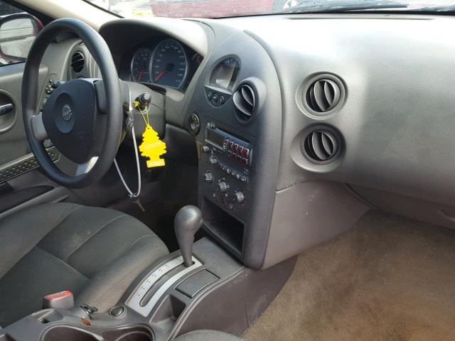 2G2WP522X51136671 - 2005 PONTIAC GRAND PRIX MAROON photo 9