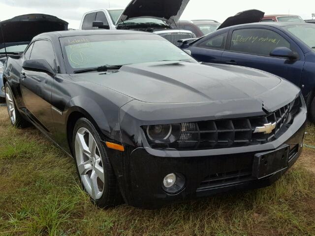 2G1FC1E31D9172066 - 2013 CHEVROLET CAMARO BLACK photo 1