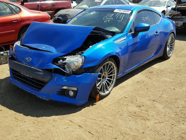 JF1ZCAC1XD1601639 - 2013 SUBARU BRZ 2.0 LI BLUE photo 2