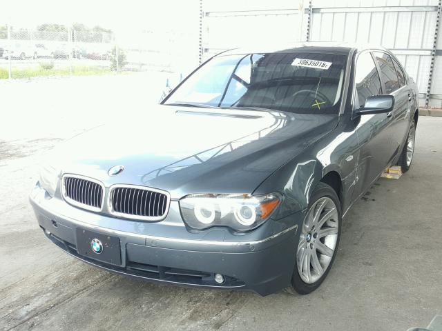 WBAGN63404DS47709 - 2004 BMW 745 LI Сұр фото 2