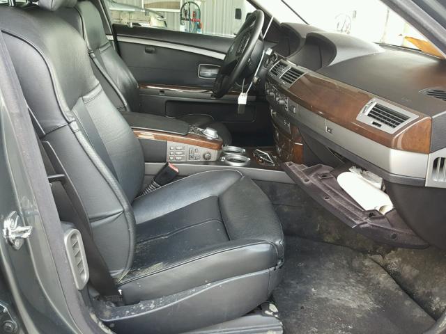 WBAGN63404DS47709 - 2004 BMW 745 LI Сұр фото 5