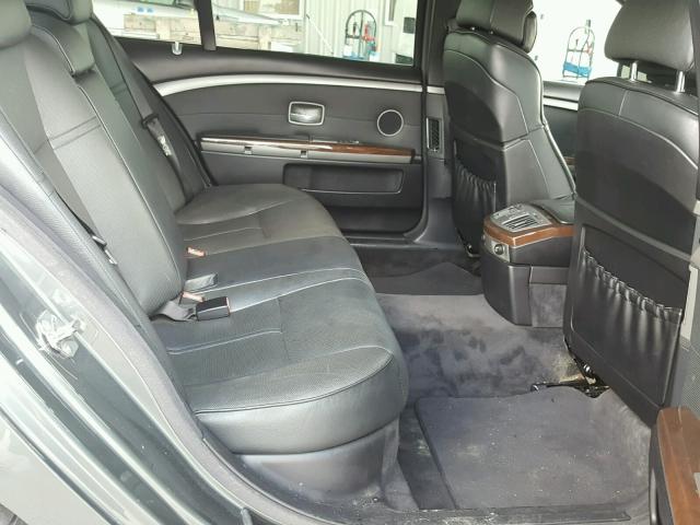 WBAGN63404DS47709 - 2004 BMW 745 LI Сұр фото 6