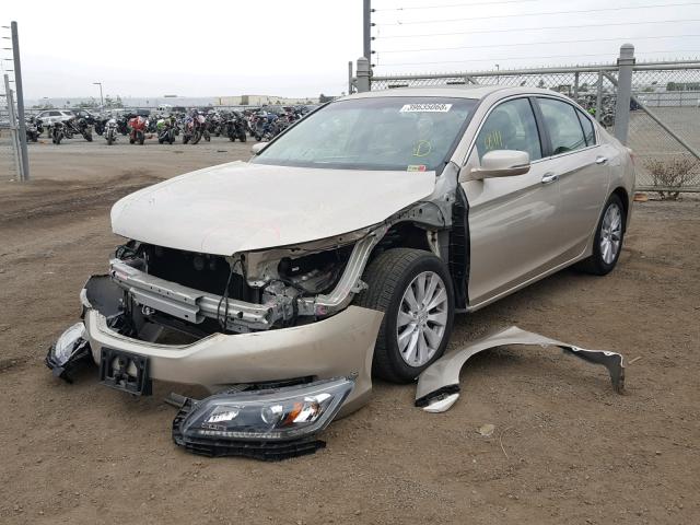 1HGCR2F78DA249618 - 2013 HONDA ACCORD EX Алтын фото 2