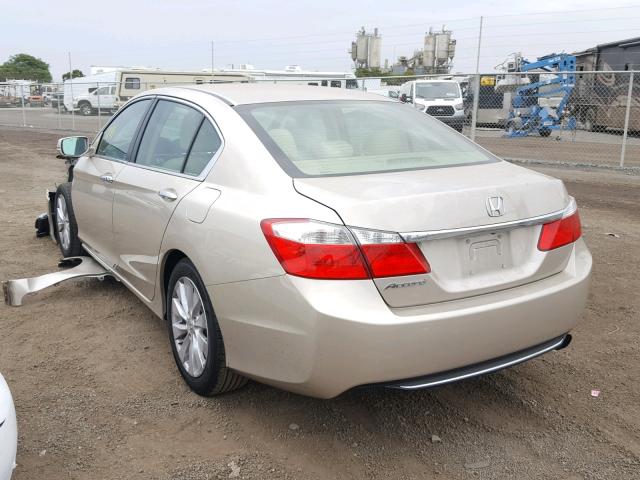 1HGCR2F78DA249618 - 2013 HONDA ACCORD EX Алтын фото 3