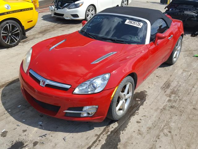 1G8MB35B47Y107985 - 2007 SATURN SKY RED photo 2